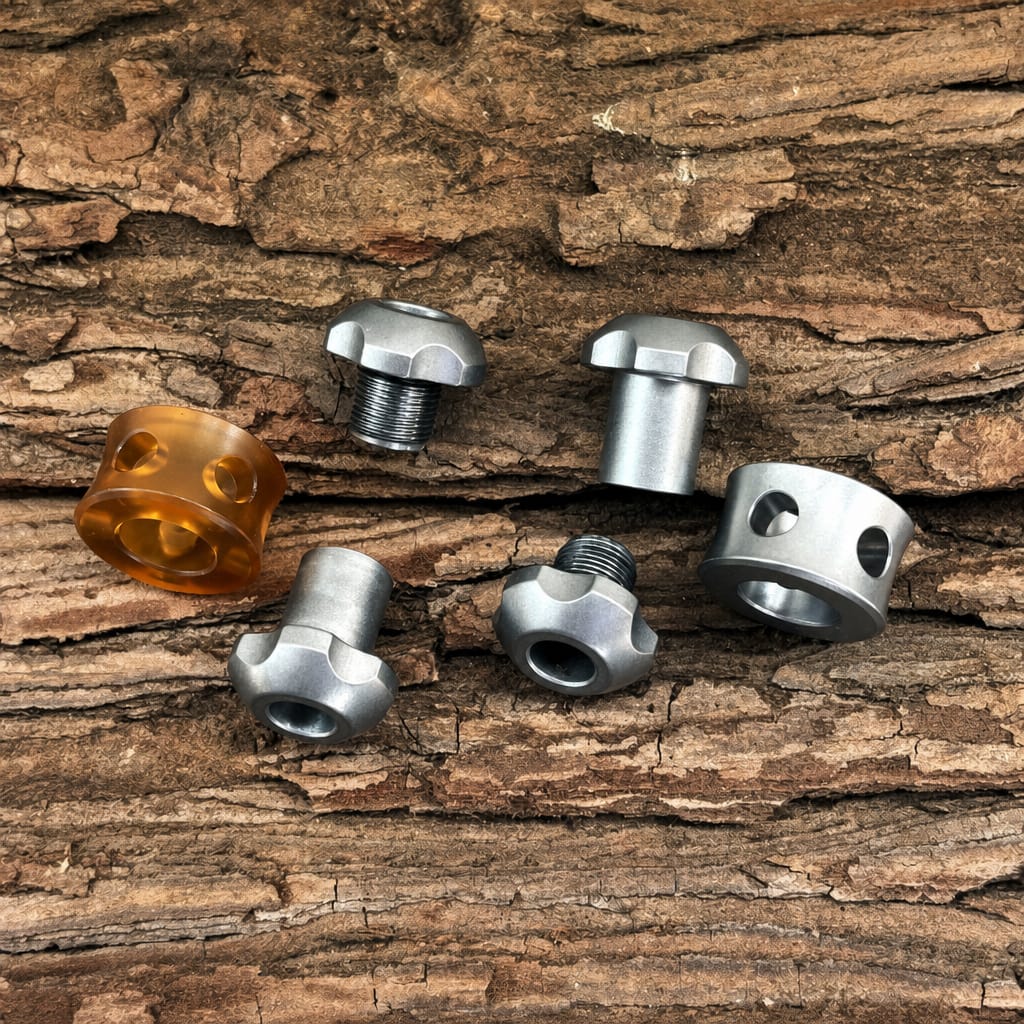 EDCForce Titanium Lanyard Bead Type G
