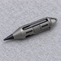 Titanium EDC Pocket Multi-Tool — Screwdriver, Blade, Pry Bar & Pen