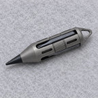 Titanium EDC Pocket Multi-Tool — Screwdriver, Blade, Pry Bar & Pen