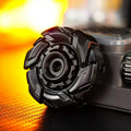 MECHA fidget spinner in black zinc alloy