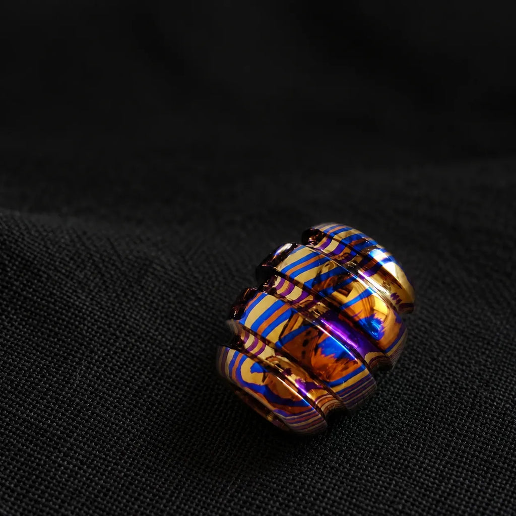 Timascus Barrel Lanyard Bead
