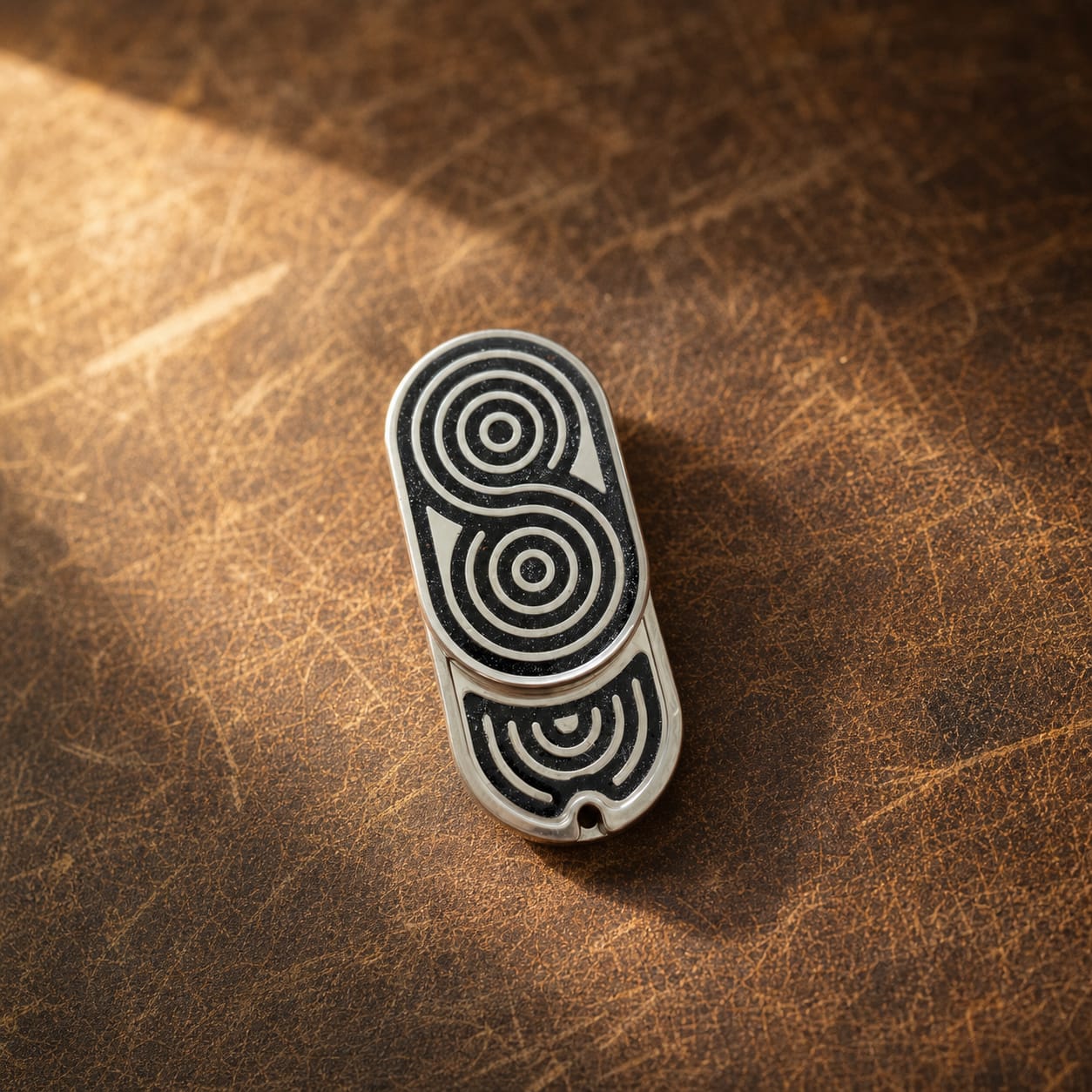 ZEROStudio x EDCForce Stainless Steel Magnetic Fidget Infinity Slider Crystalline Sealing Process