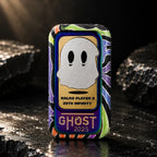 THE GHOST fidget slider with multi-colour pattern finish