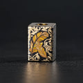Anodized Titanium Lanyard Bead - The Quill Cube