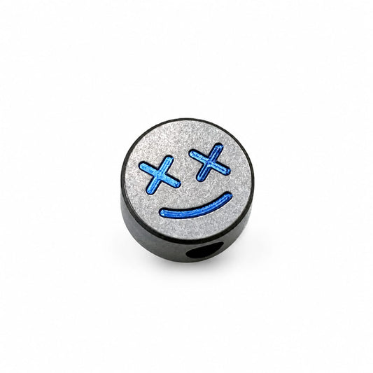 EDCForce Titanium Lanyard Bead Type F Smile Face