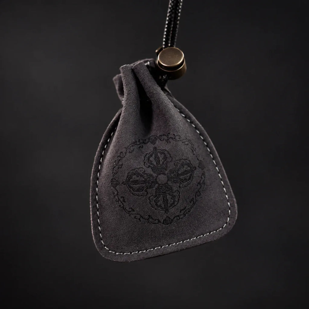 Vajra Embossed Leather EDC Pouch