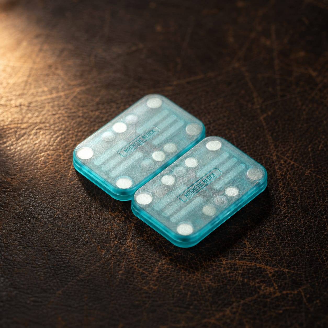 EDCForce Crystal Block Magnetic Fidget Infinity Slider
