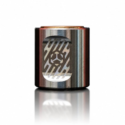 Phantom Core Brushed Finish — Titanium EDC Spinning Top Lanyard Bead