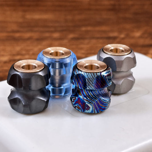EDCForce Lanyard Bead Spinning Top Type O Timascus