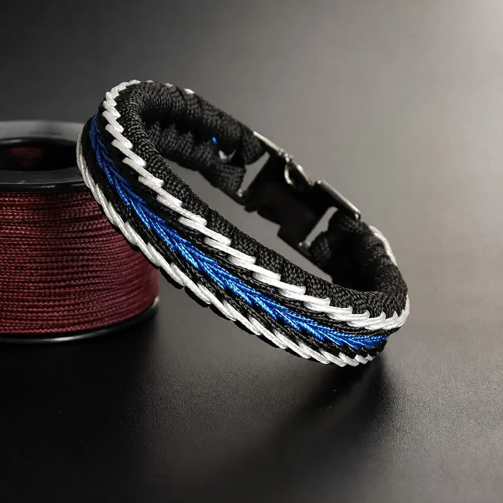 Hand-Braided Paracord Bracelet Tracer