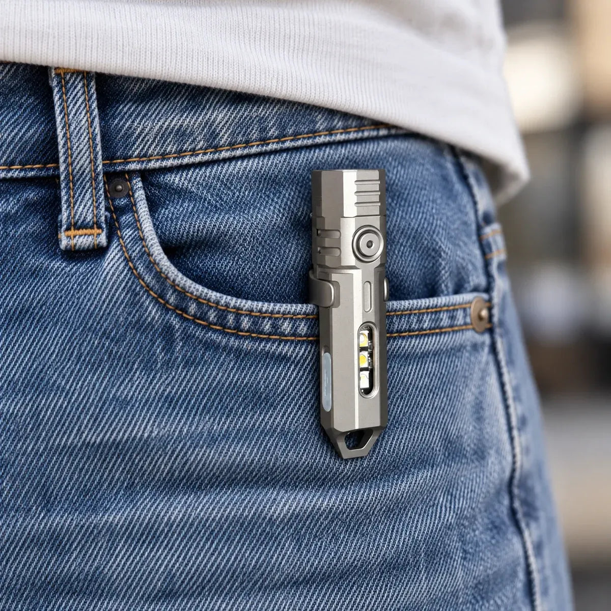 Titanium Flashlight Duo