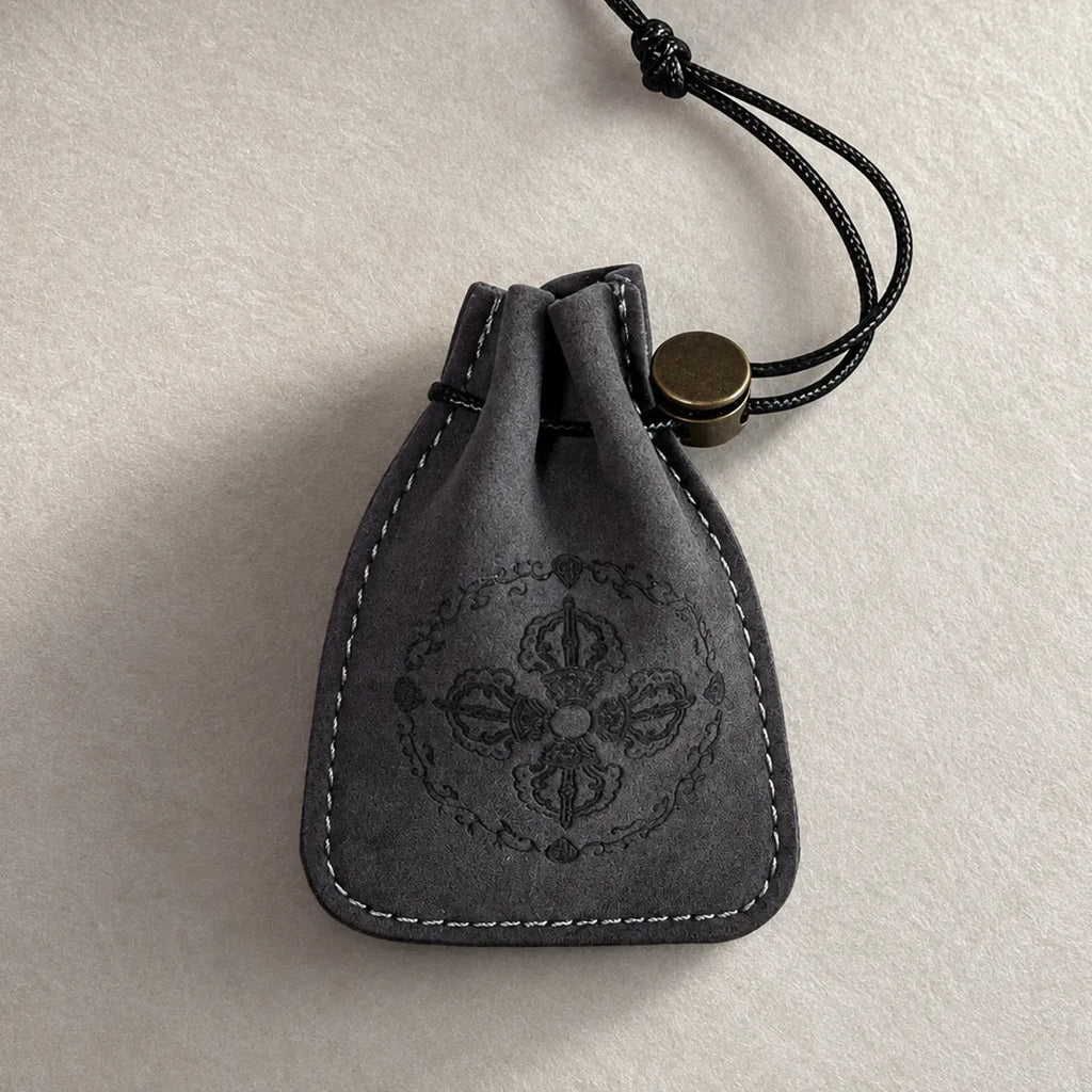 Vajra Embossed Leather EDC Pouch