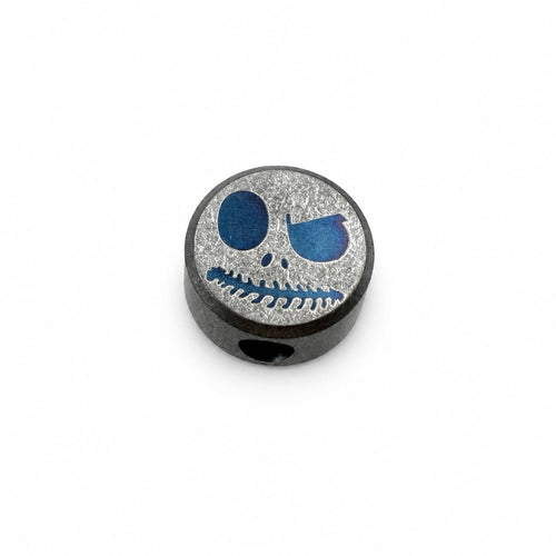 EDCForce Titanium Lanyard Bead Type E Emoji Serious