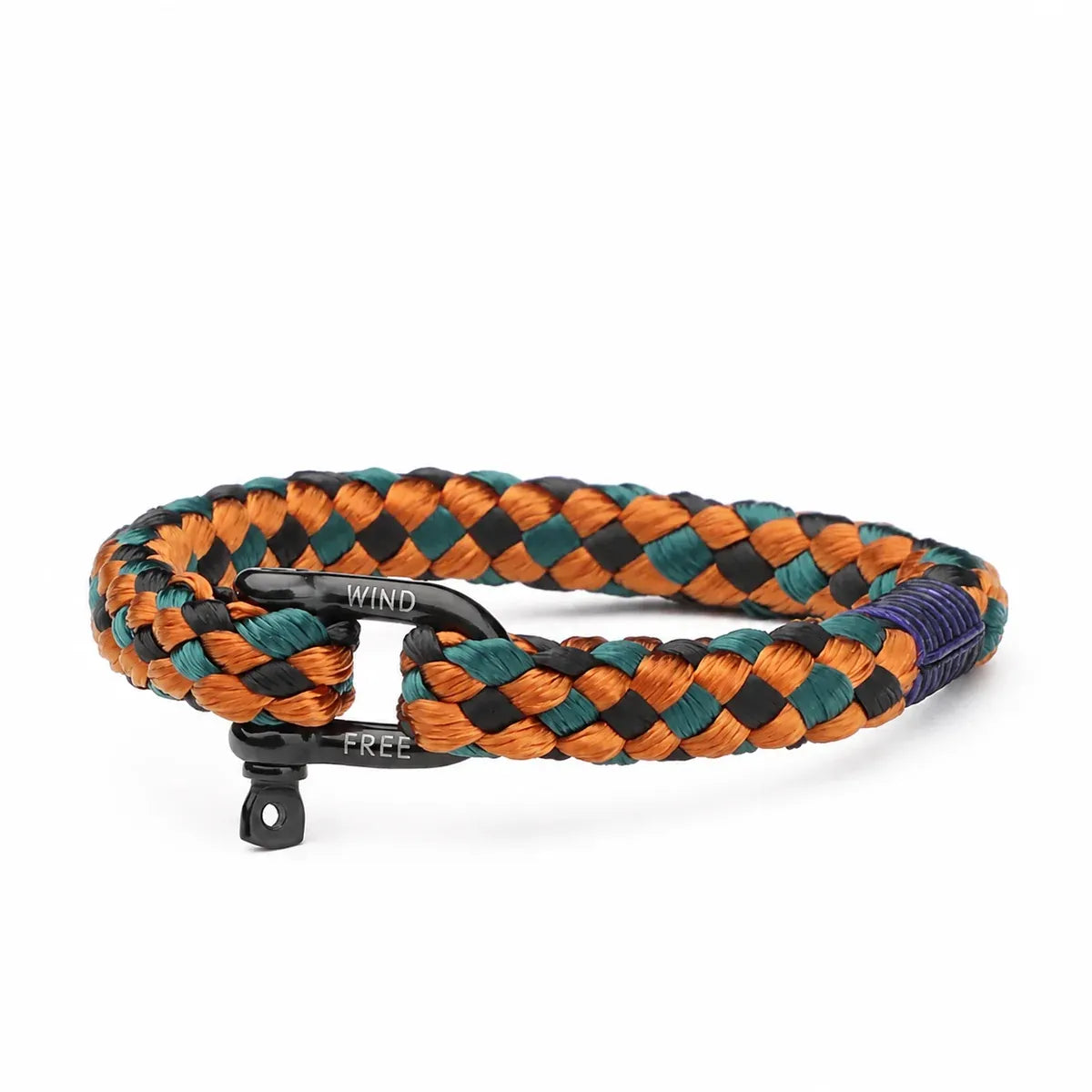Wind & Free Bracelet JUNGLE - Orange/Black/Ocean