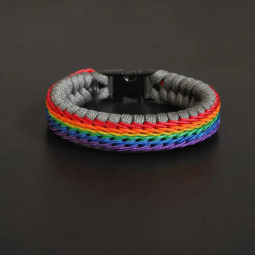 Hand-Braided Paracord Bracelet Tracer