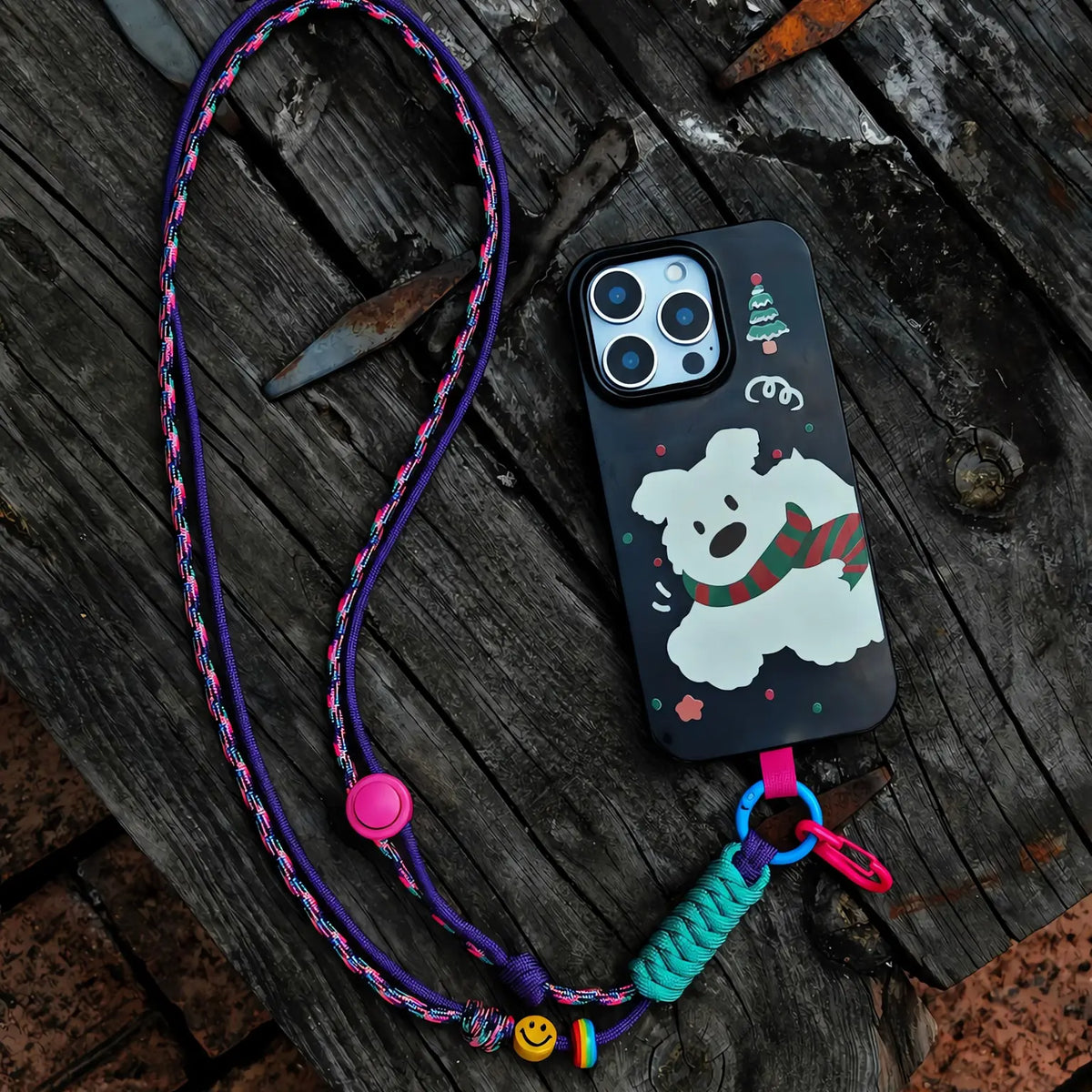 EDCForce Adjustable Paracord Crossbody Phone Lanyard