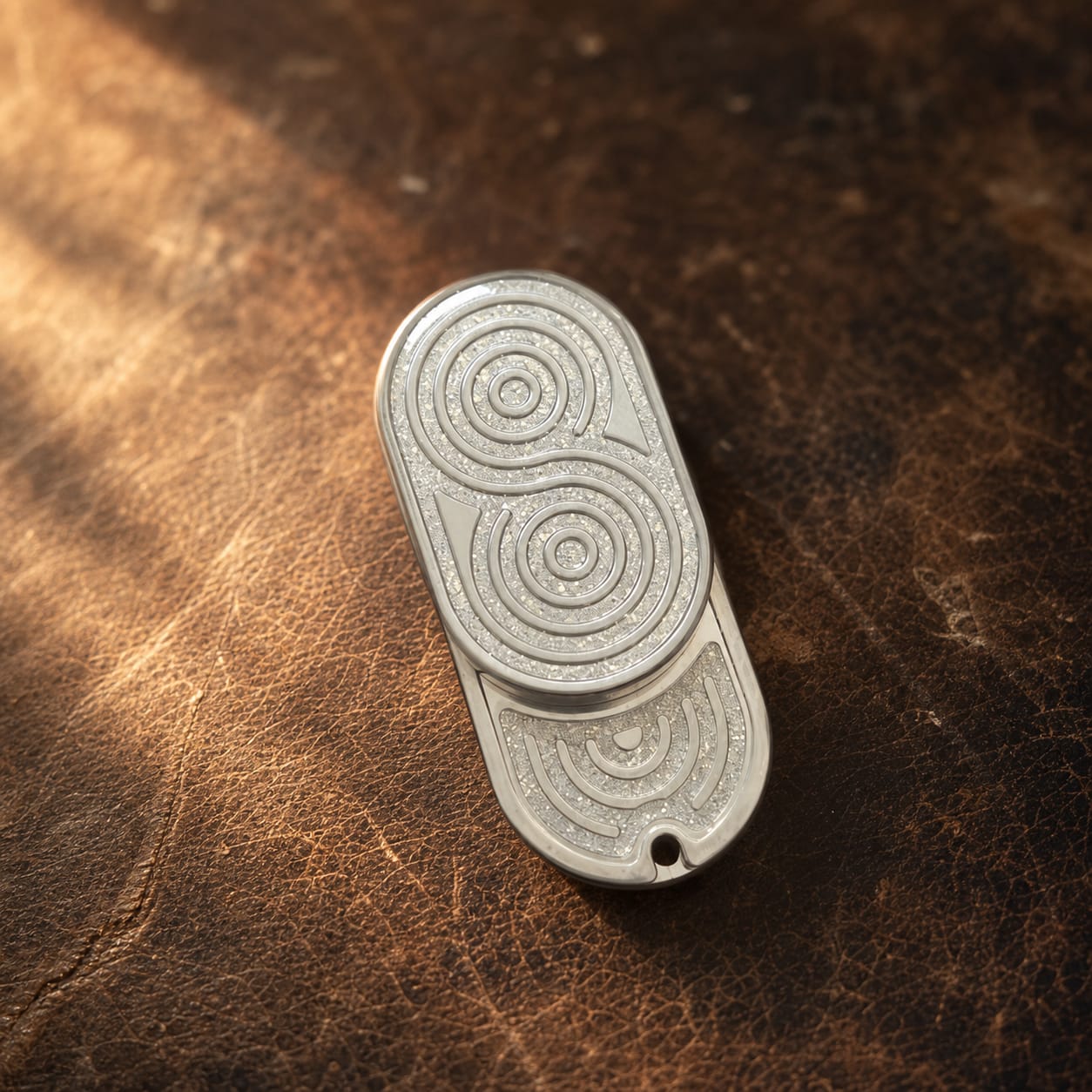ZEROStudio x EDCForce Stainless Steel Magnetic Fidget Infinity Slider Crystalline Sealing Process