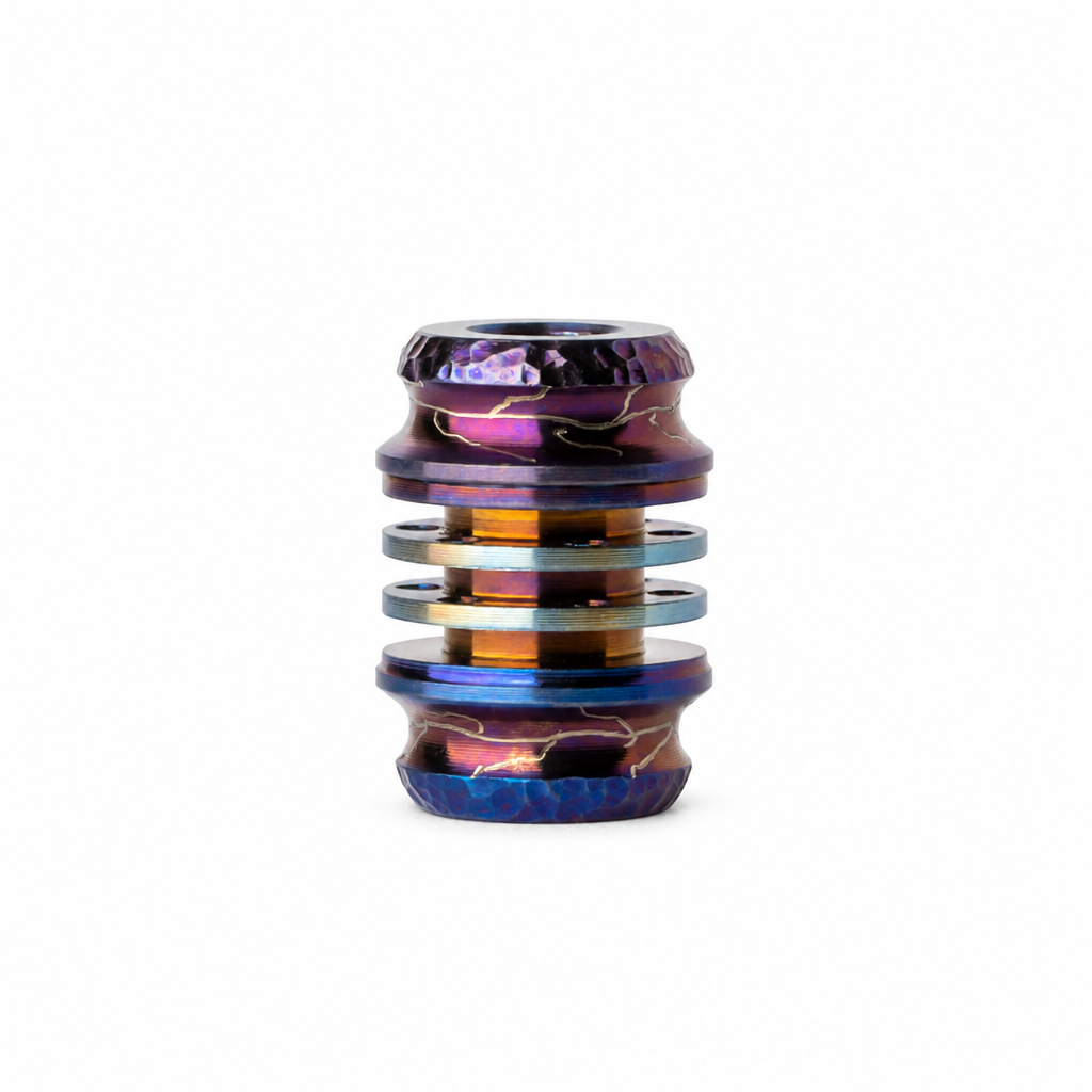 EDCForce Titanium Lanyard Bead Type V (Hand engraving)