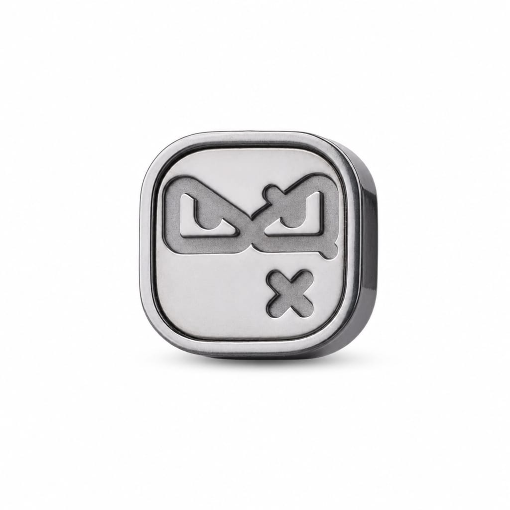 EDCForce Emotion Style Lanyard Bead  — Zirconium Polish Finish