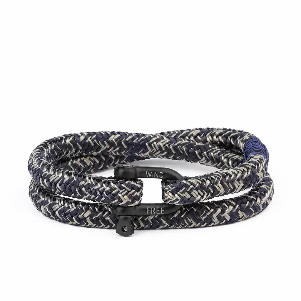 Wind & Free Bracelet STORM - Navy/Grey/White