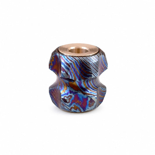 EDCForce Lanyard Bead Spinning Top Type O Timascus