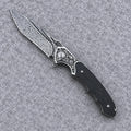 EDCForce Knife 9.0 — Damascus & Ebony Handle