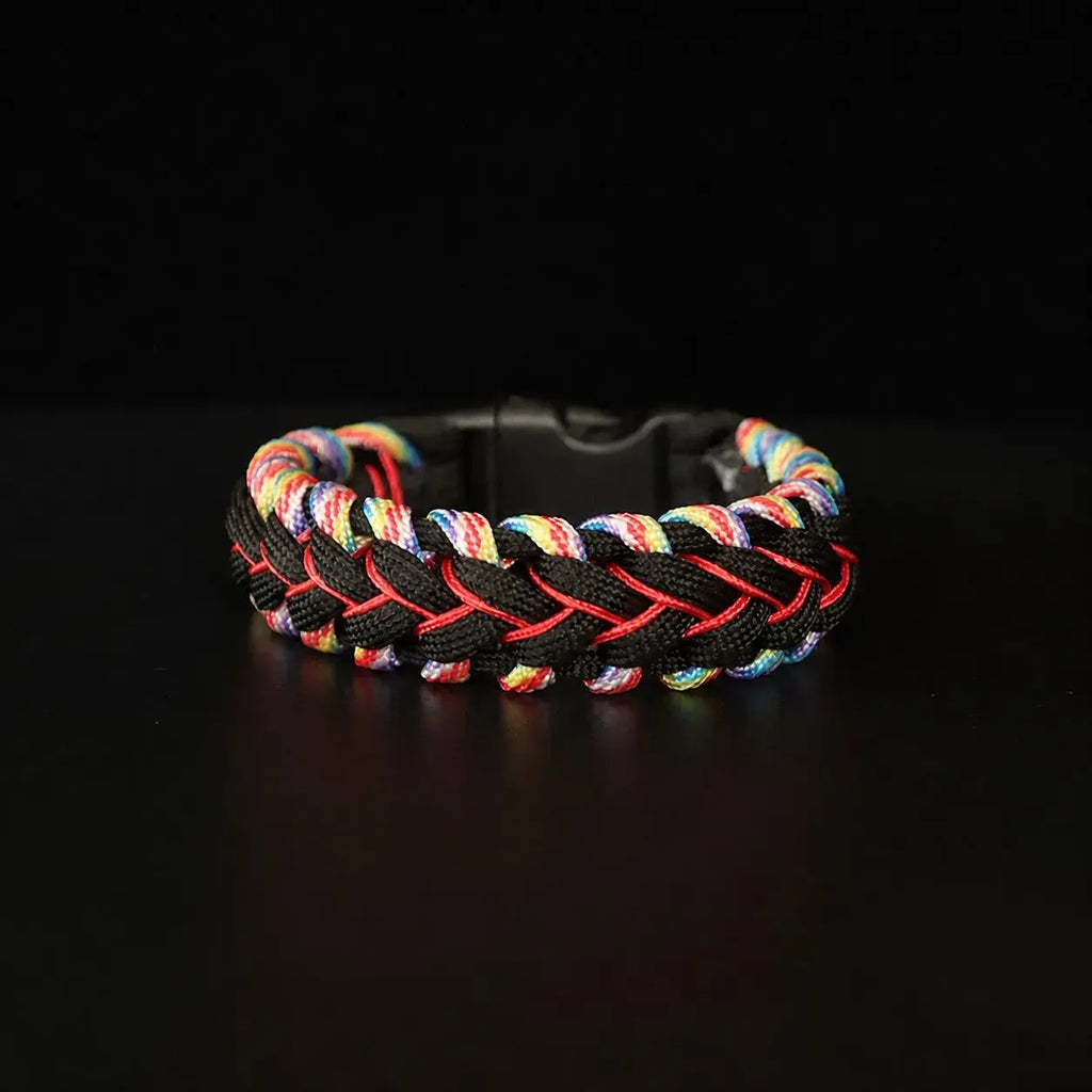Hand-Braided Paracord Bracelet Bold