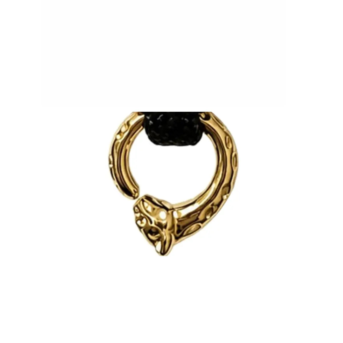 Golden Leopard metal ring