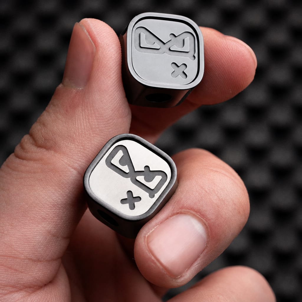 EDCForce Emotion Style Lanyard Bead  — Zirconium Polish Finish