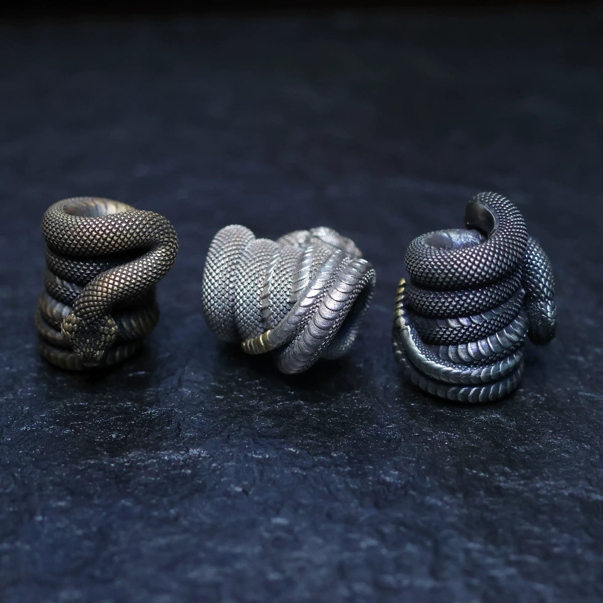 Coiled Snake Lanyard Bead