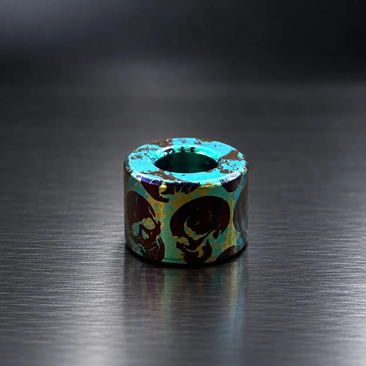 Titanium Skull Bead