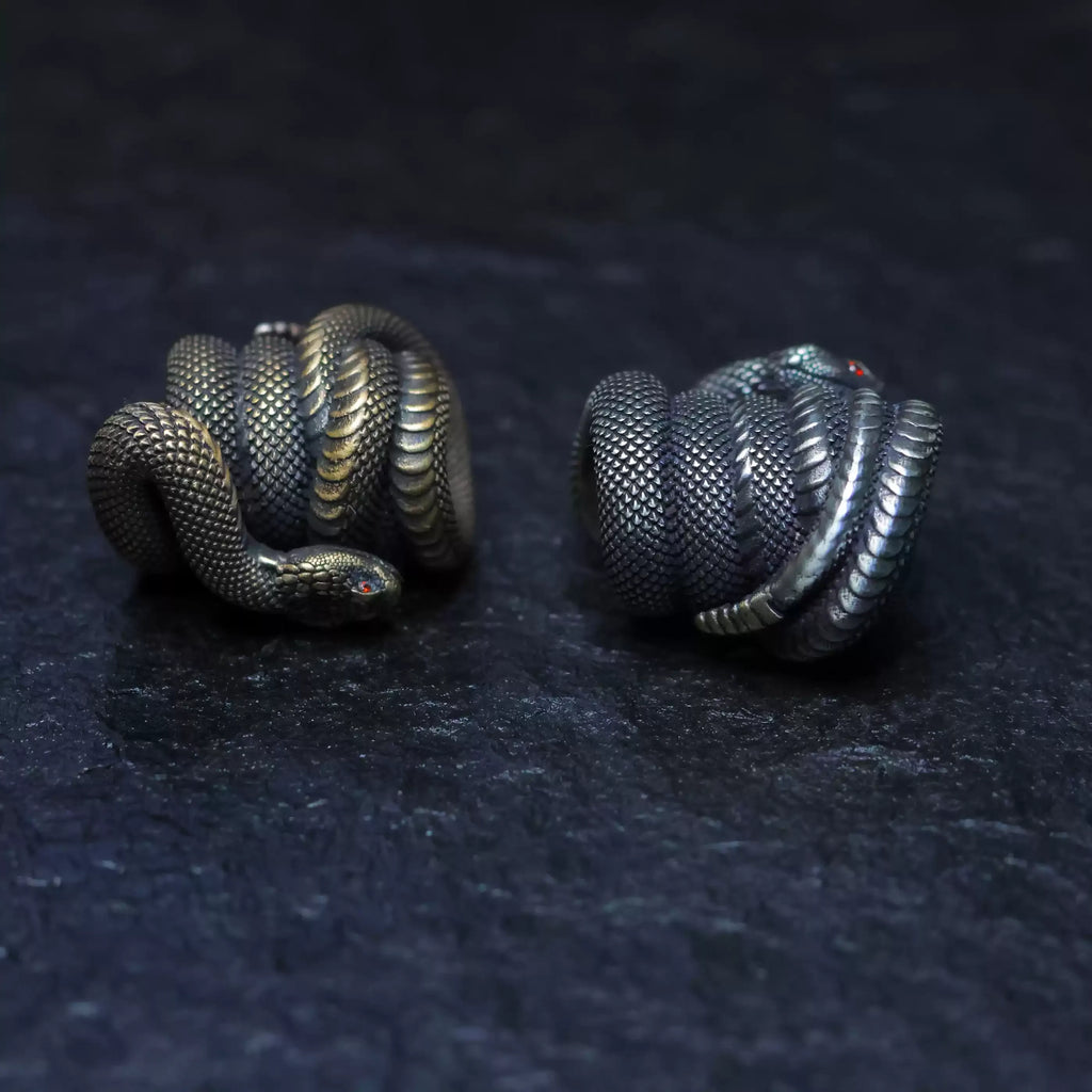 Coiled Snake Lanyard Bead