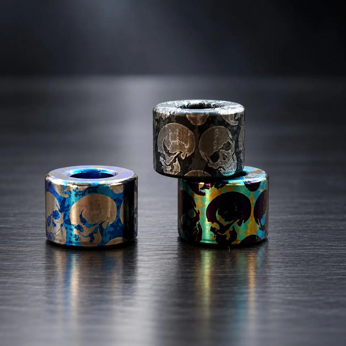 Titanium Skull Bead
