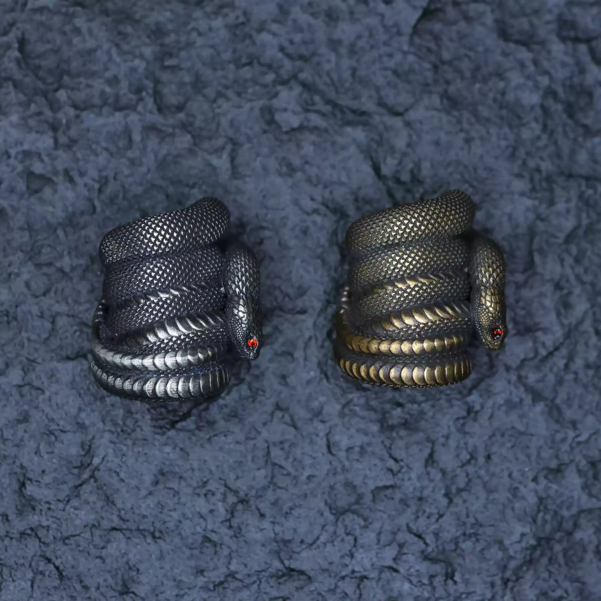 Coiled Snake Lanyard Bead