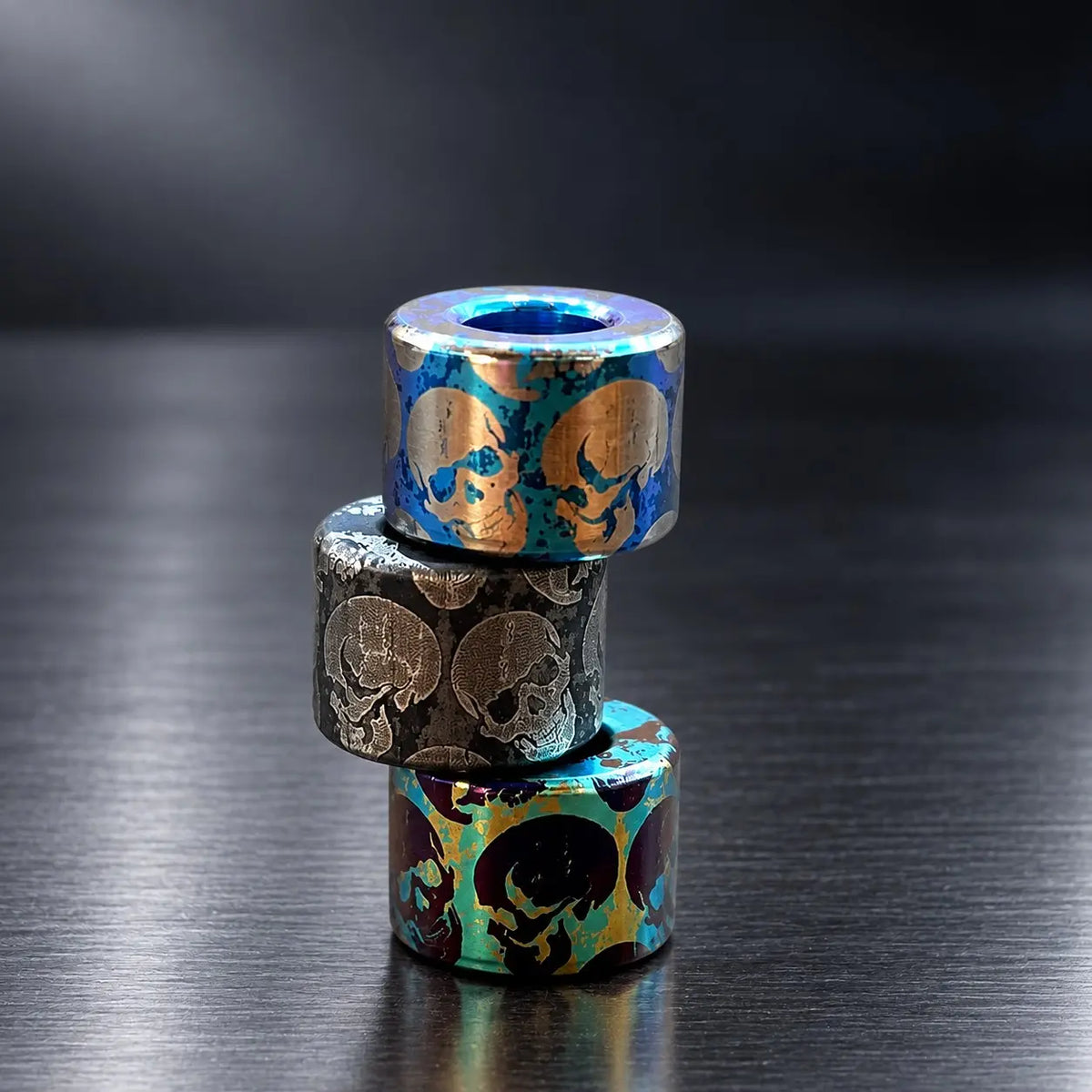 Titanium Skull Bead