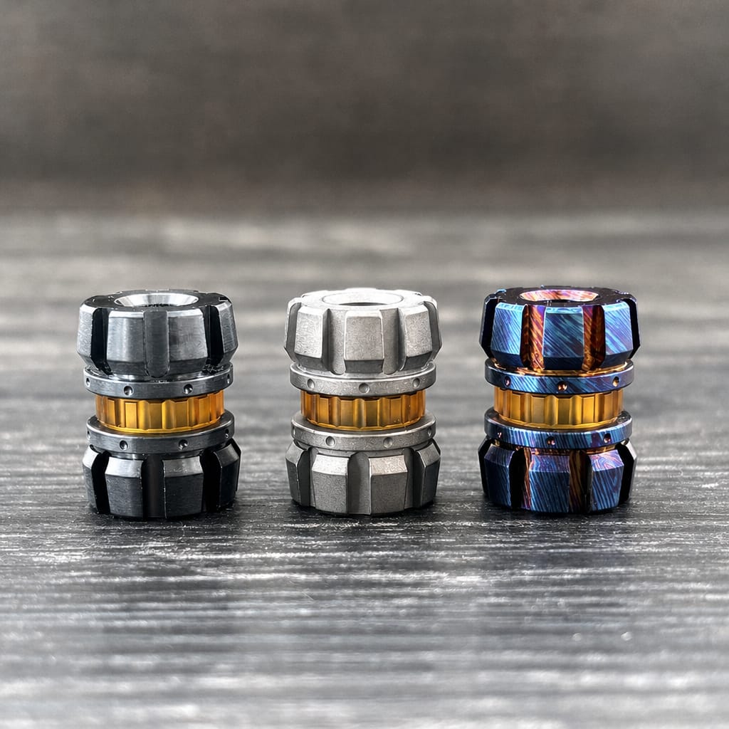 EDCForce Lanyard Bead Type Z Timascus +PEI
