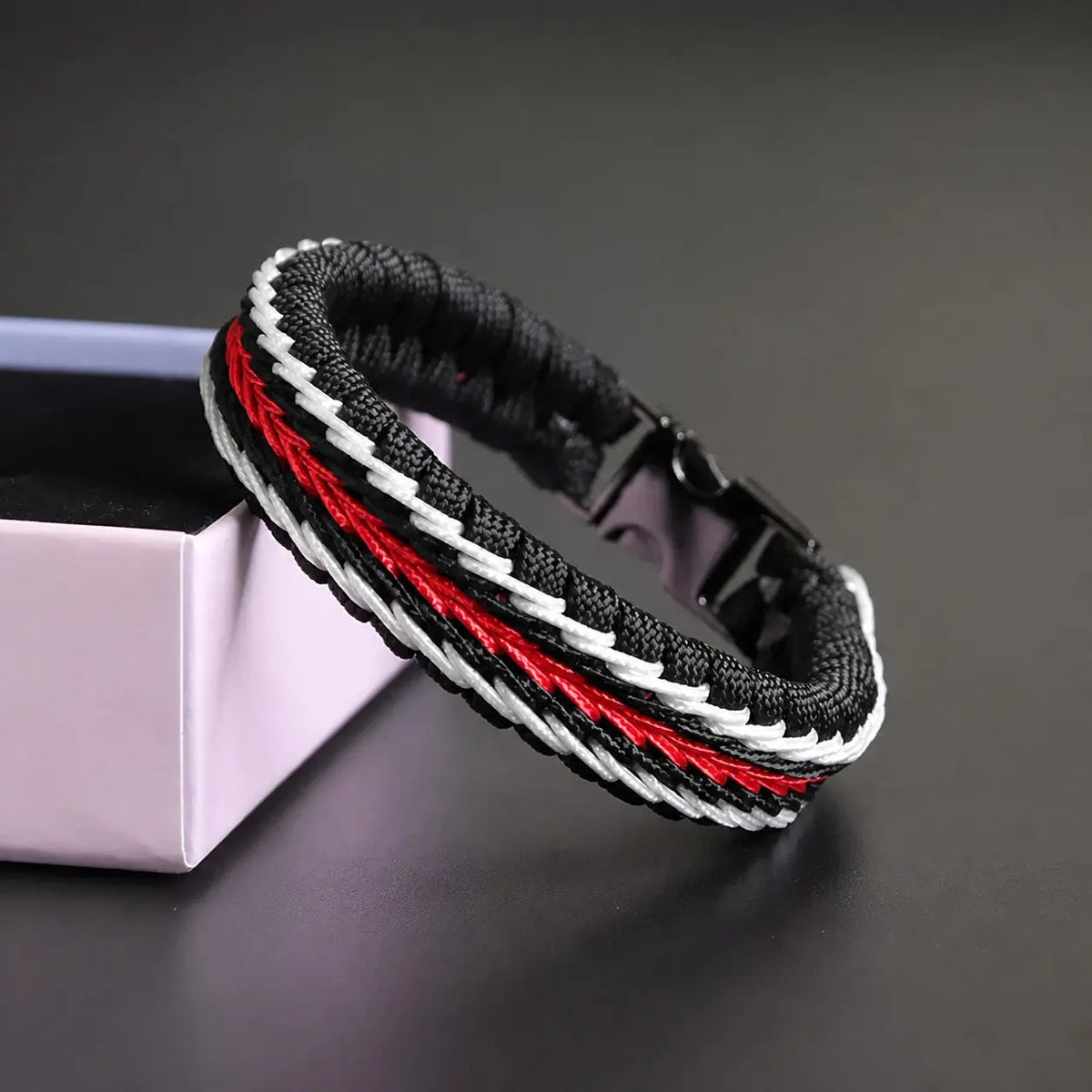 Hand-Braided Paracord Bracelet Tracer