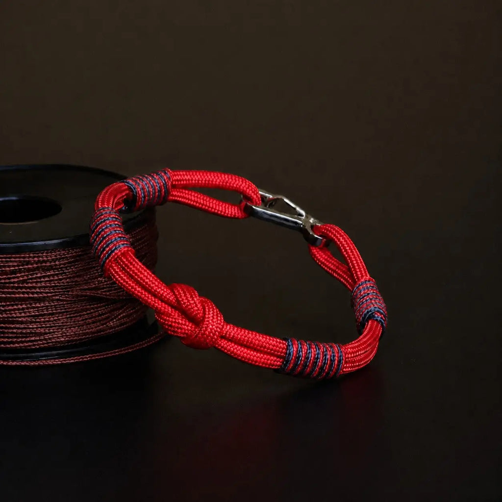Hand-Braided Paracord Bracelet Slim