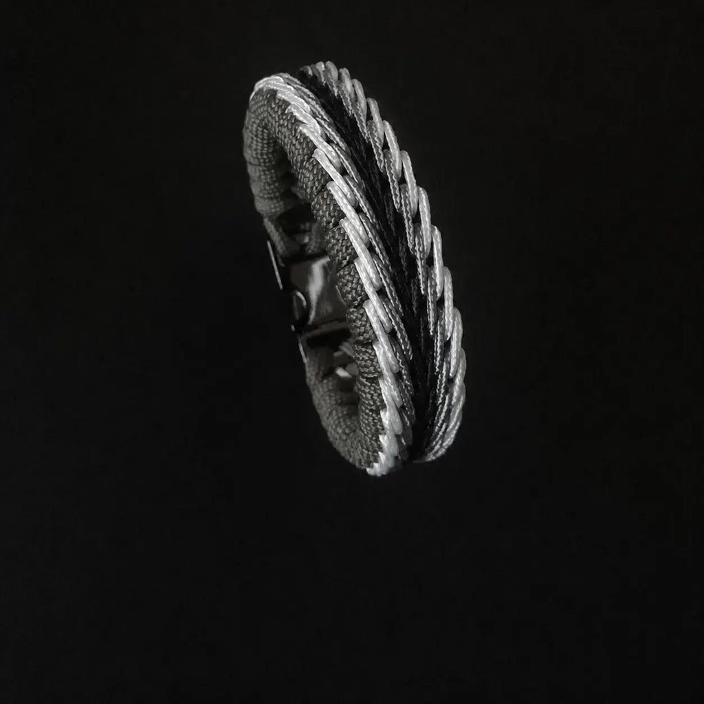 Hand-Braided Paracord Bracelet Tracer