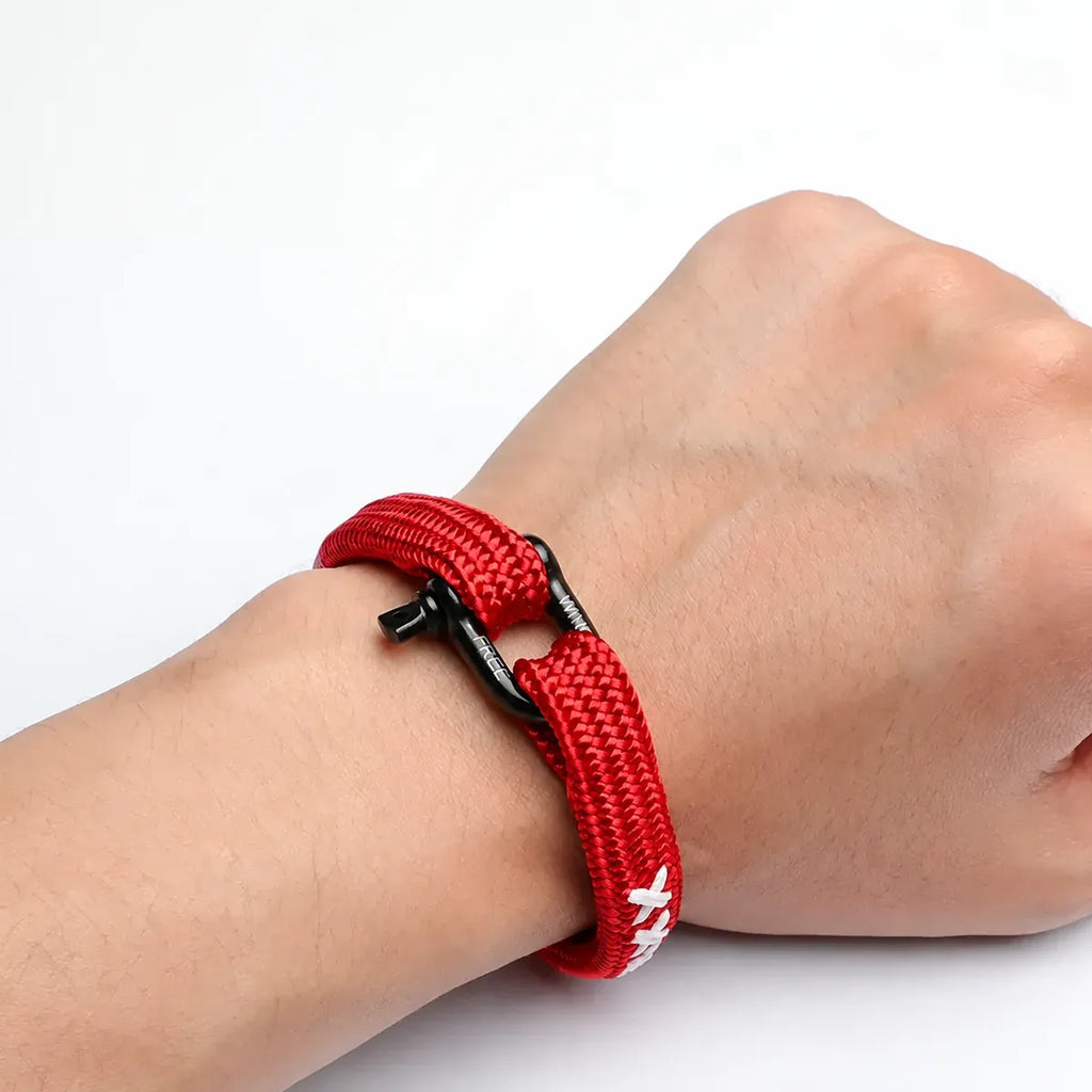 Wind & Free Bracelet EMBER - Red/White