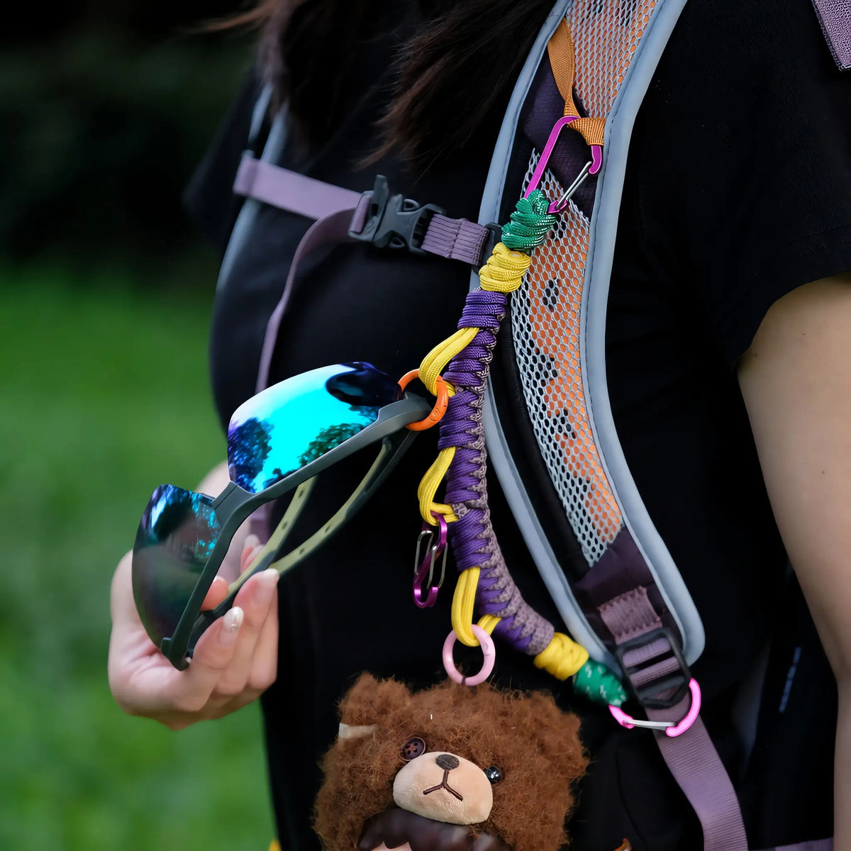EDCForce Paracord Outdoor Backpack Hook Rope Accessory Strap