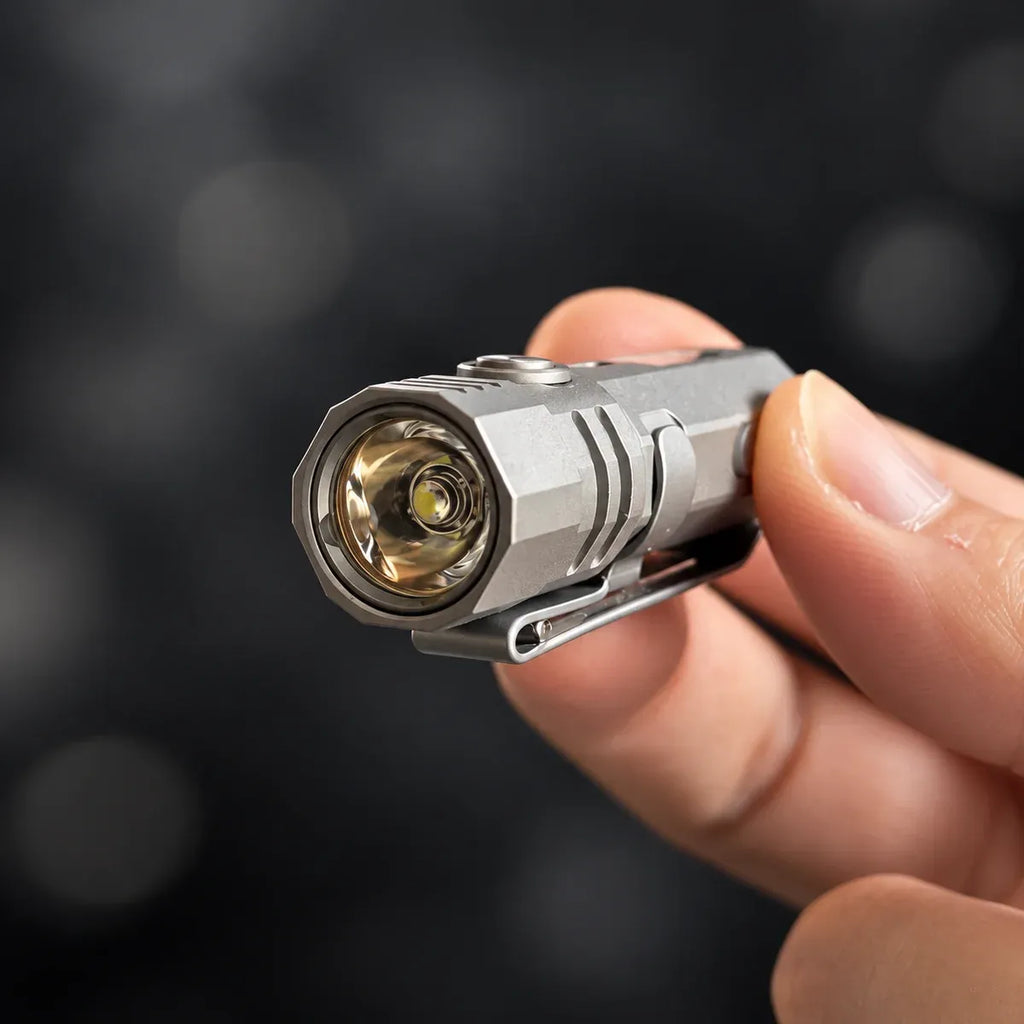 Titanium Flashlight Duo