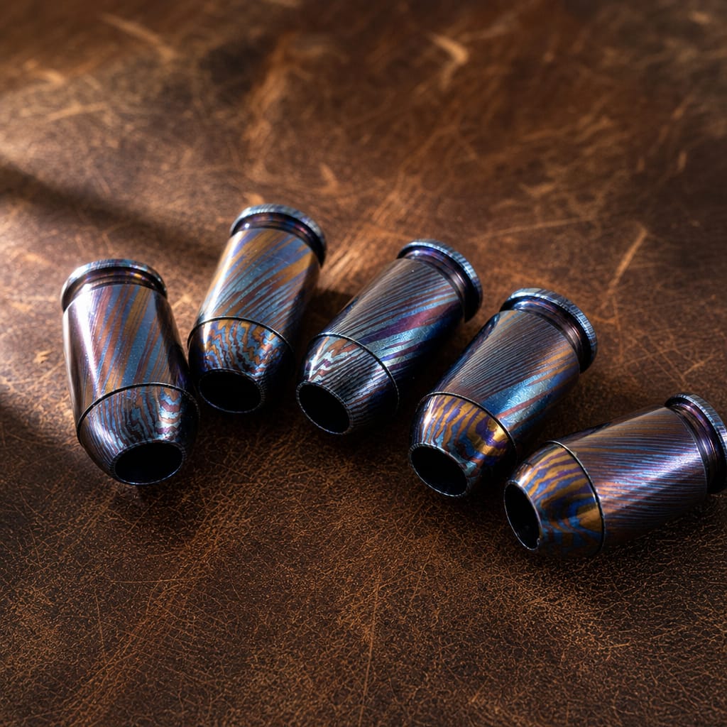 EDCForce Titanium Lanyard Bead Type B