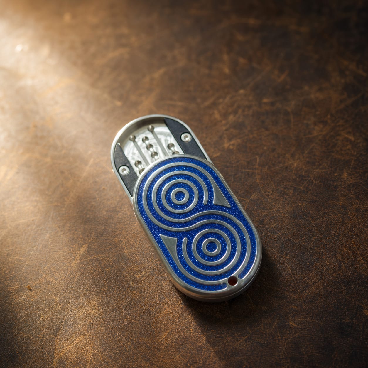 ZEROStudio x EDCForce Stainless Steel Magnetic Fidget Infinity Slider Crystalline Sealing Process