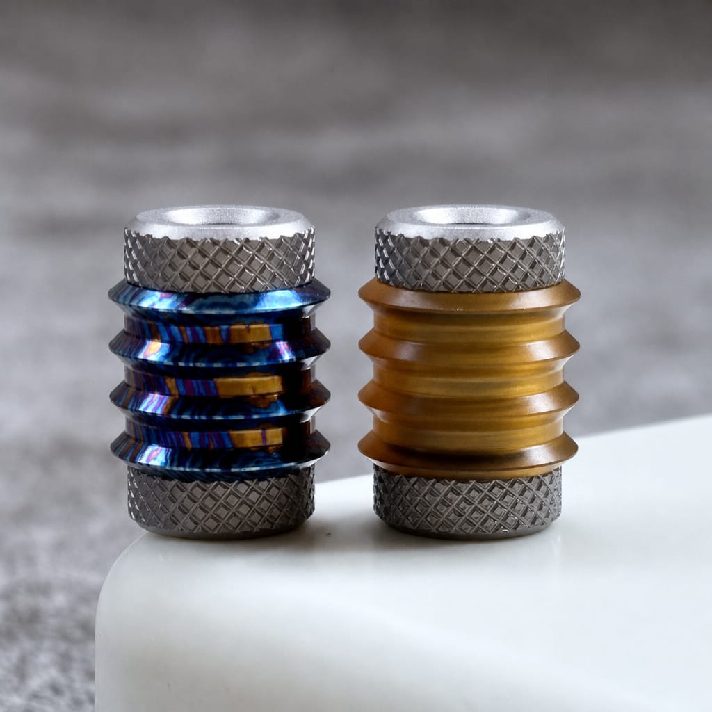 EDCForce Lanyard Bead Type T Titanium+PEI