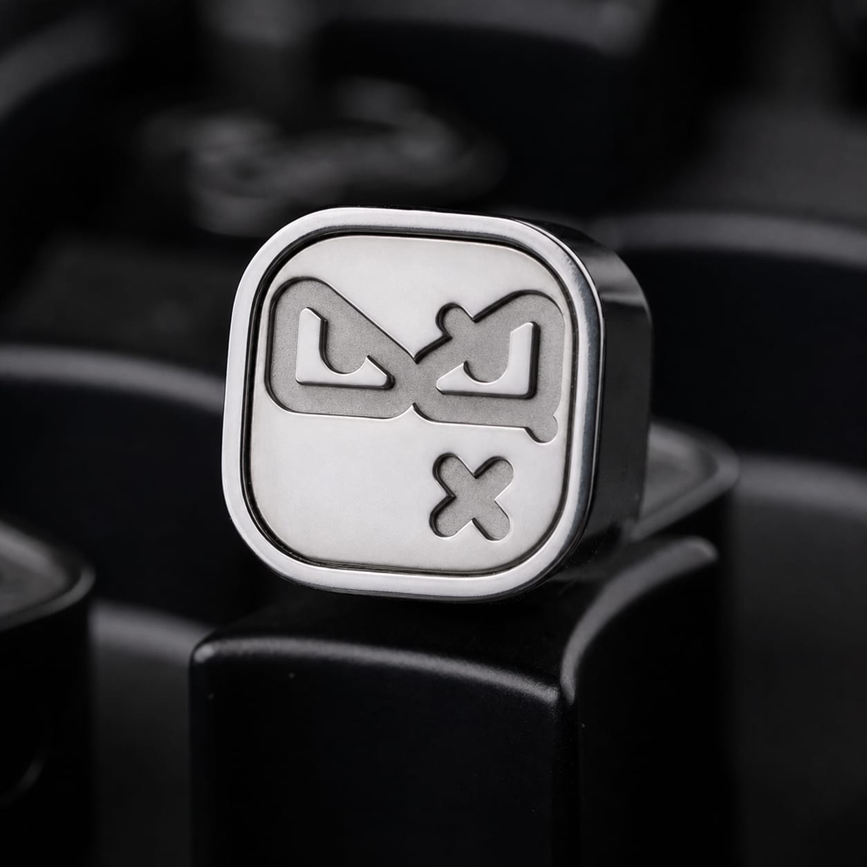 EDCForce Emotion Style Lanyard Bead  — Zirconium Stonewashed Finish