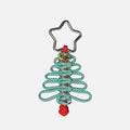EDCForce Handmade Paracord Christmas Tree Lanyard with Star Carabiner