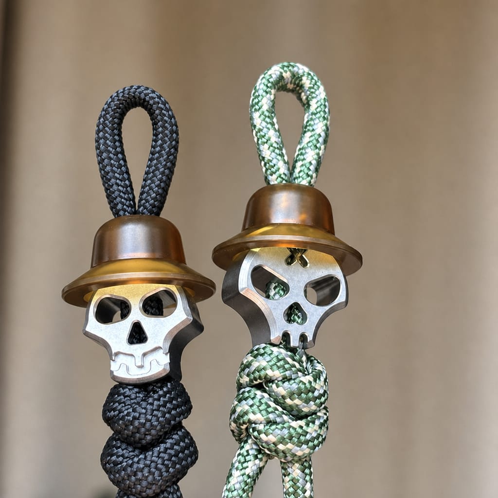EDCForce Lanyard Bead Type K Titanium+PEI