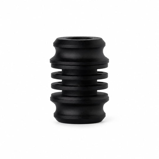 EDCForce Titanium Lanyard Bead Type V (Pure Black)