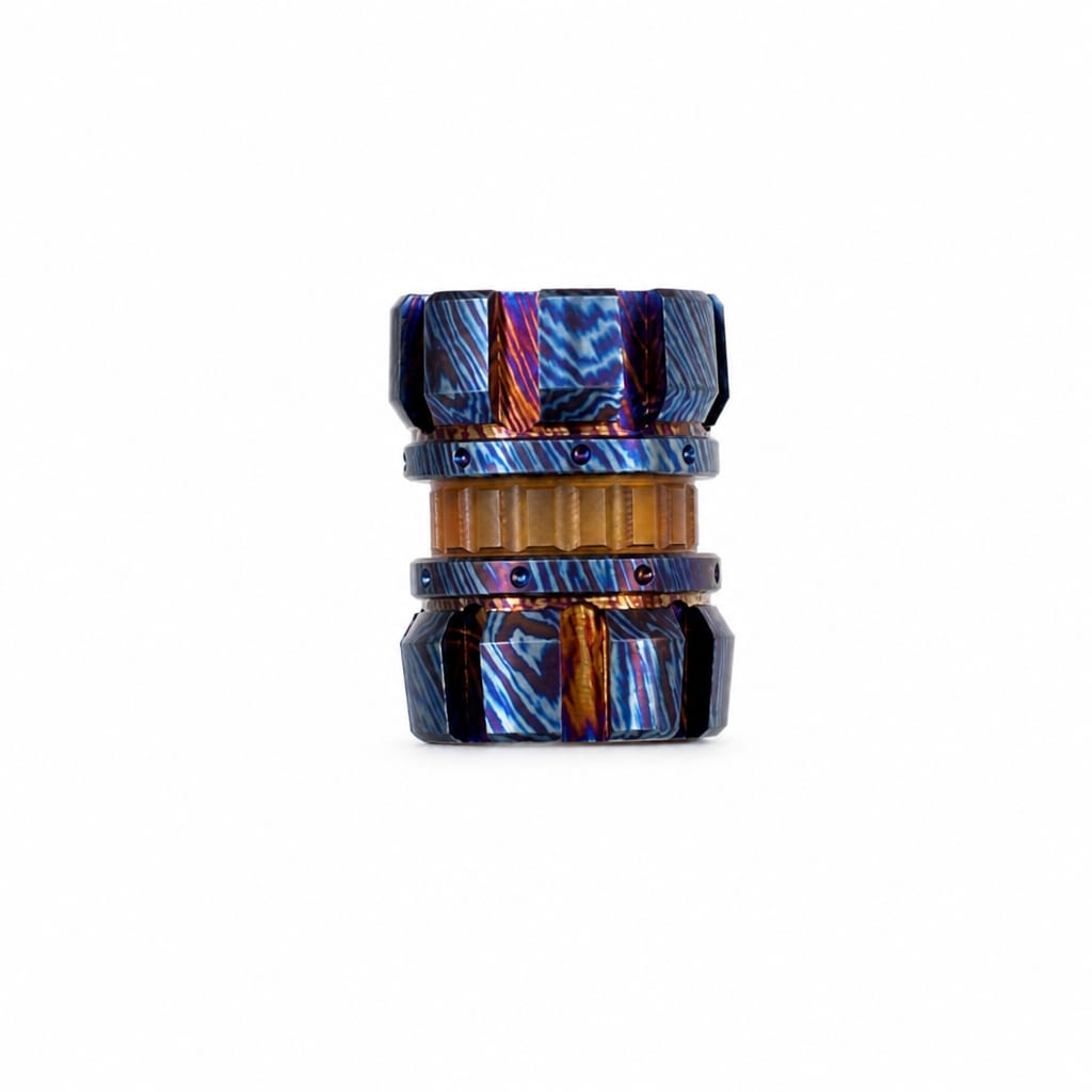 EDCForce Lanyard Bead Type Z Timascus +PEI